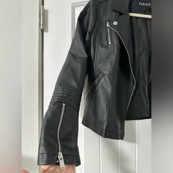 Faux leather jacket - Picture 4 of 4